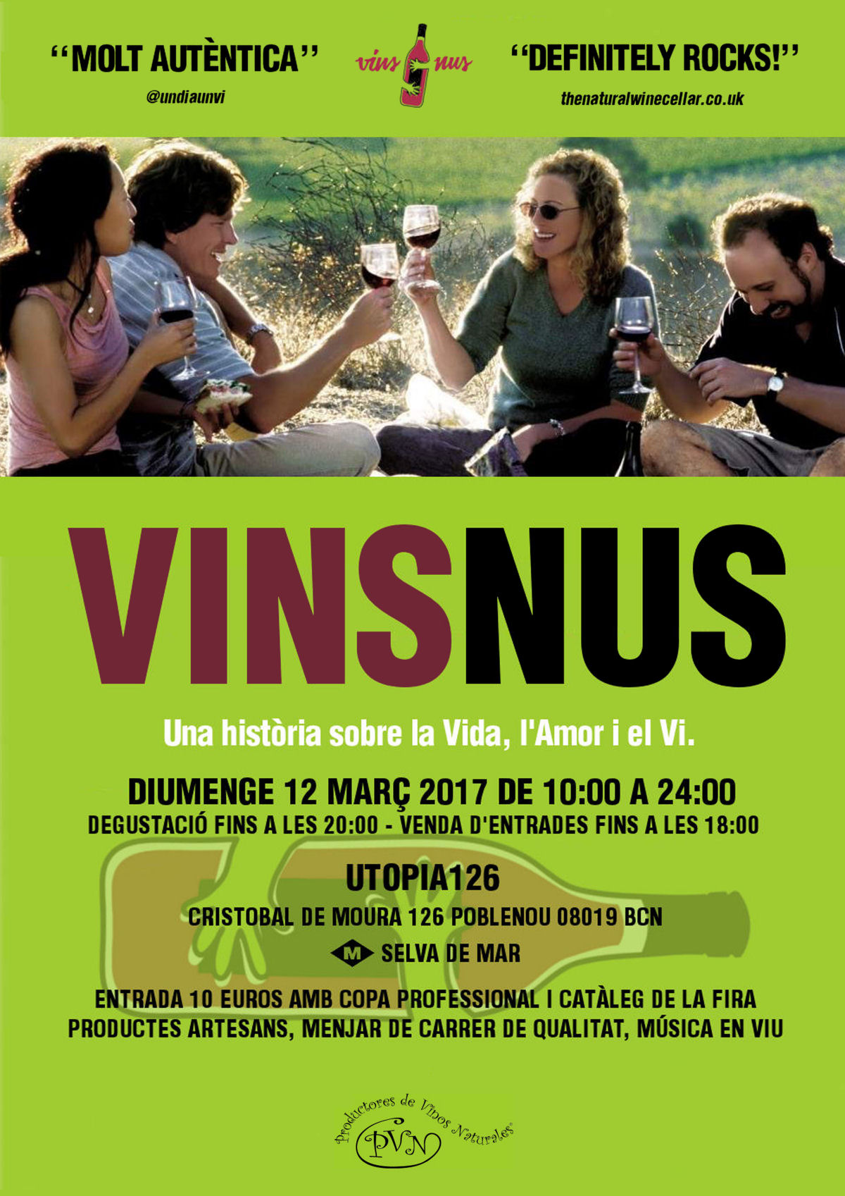 Vins Nus 2017, saló de vins naturals Barcelona